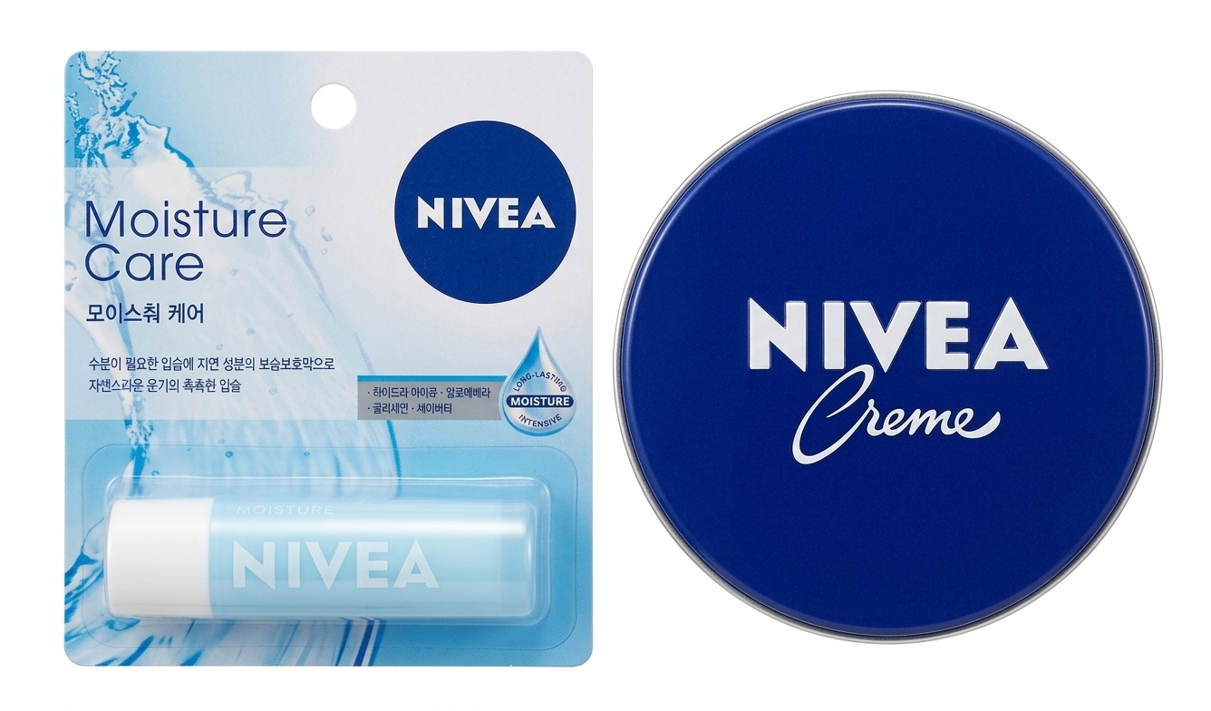 니베아 립밤+크림 2종 세트(수량한정판매)